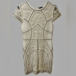 Lulu's White Embroidered Mini Dress